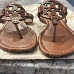 TORY BURCH Miller Sandal Tan size 6.5